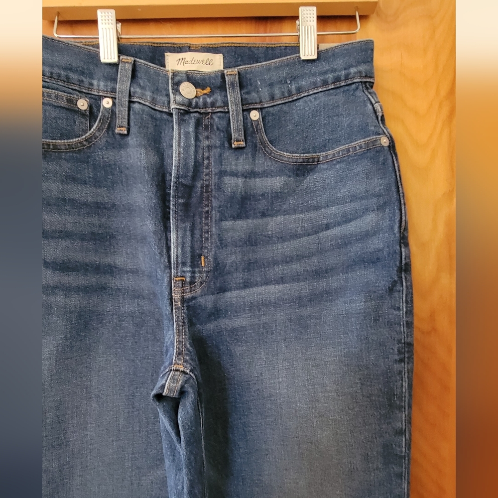 Madewell The Perfect Vintage Straight Jean in Mayfield Wash / 28 / Mayfield Wash - Picture 4 of 6